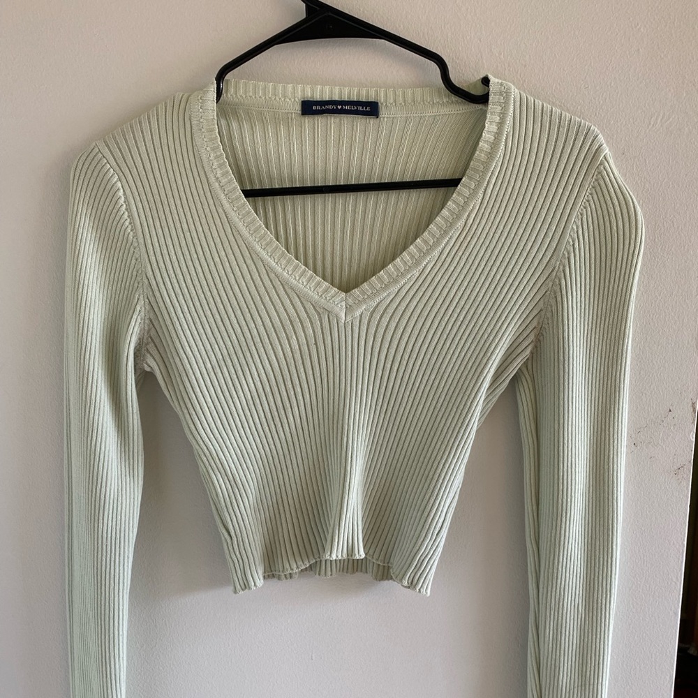Brandy Melville Pastel Green Sweater